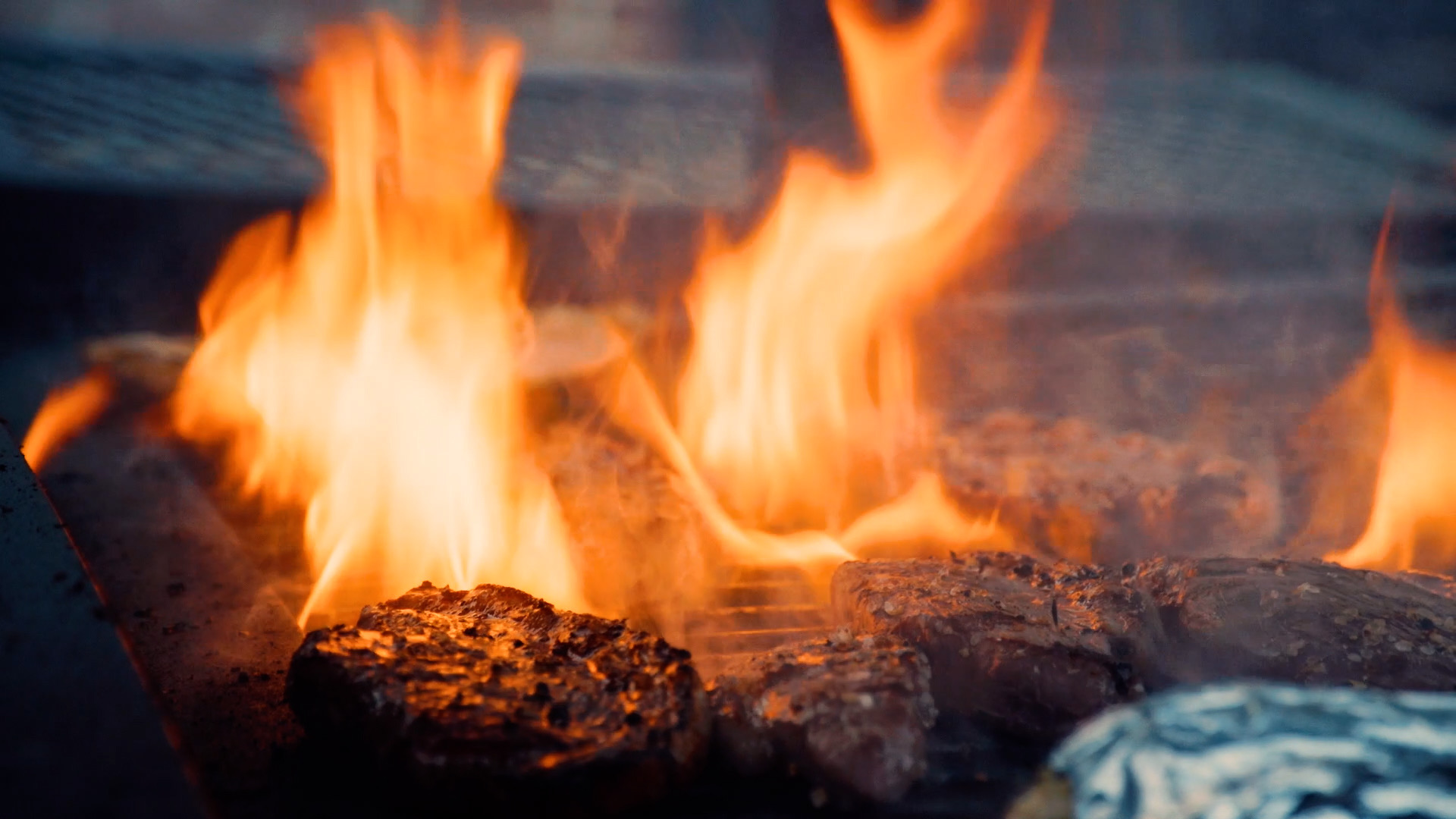 Prime grade beef cuts and Black Label chicken displayed showing Brazilian BBQ Boys quality meat sourcing